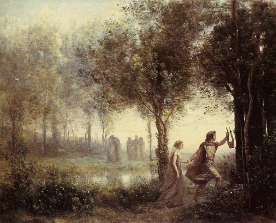 Corot Jean-Baptiste Camille - Orphee ramenant Eurydice des enfers.jpg